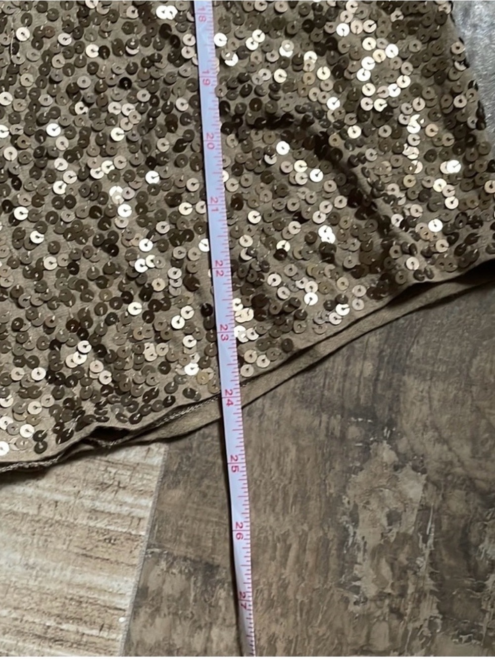 EXPRESS Gold/Copper Tank Blouse - Picture 6 of 7